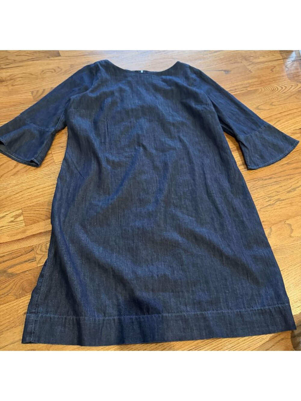 TALBOTS WOMENS BLUE DENIM COLOR DRESS NEW SIZE 16